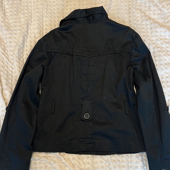 Double-breasted Black Coat - Picture 4 of 4